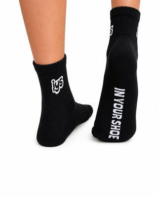 Black Core Short Socks