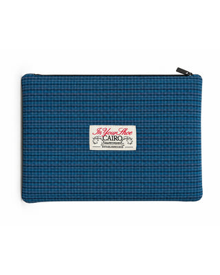 Blue Checkered Laptop Sleeve