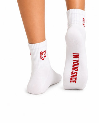 White Core Short Socks