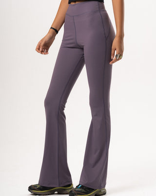 Purple Flared Leggings