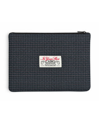 Black Checkered Laptop Sleeve