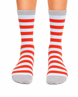 Red Playground Neck Socks