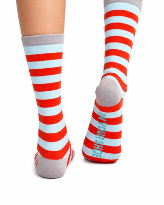 Red Playground Neck Socks