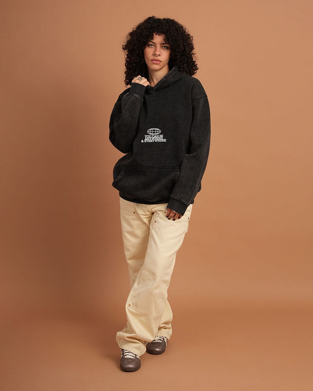 Anywhere & Everywhere Washed Hoodie Acid Washed Hoodies IN YOUR SHOE S