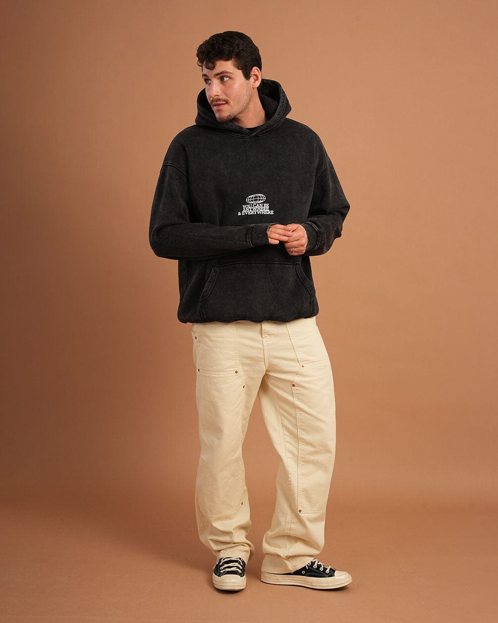 Anywhere & Everywhere Washed Hoodie Acid Washed Hoodies IN YOUR SHOE M