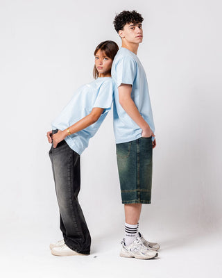 Baby Blue IYS Printed Regular Tee Printed Regular Tees IN YOUR SHOE XL