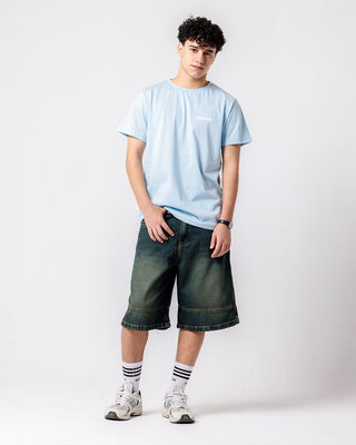 Baby Blue IYS Printed Regular Tee Printed Regular Tees IN YOUR SHOE M