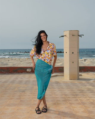 Baby Blue Maxi Flowy Wrap Flowy Wraps Maxi IN YOUR SHOE