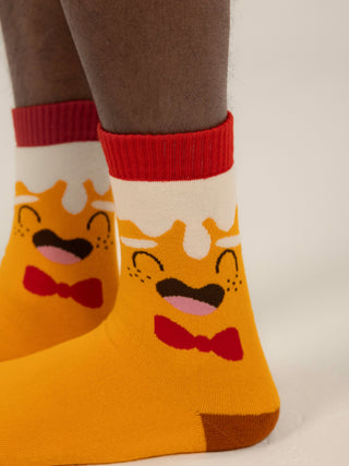 Baked Gingy Fluffy Socks Fluffy Socks IN YOUR SHOE