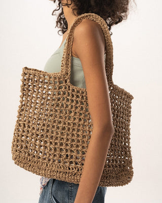 Beige Net Tote Bag Net Tote Bag IN YOUR SHOE