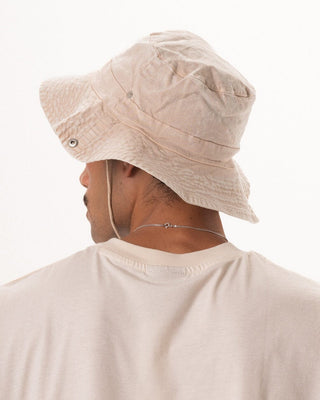 Beige Washed Cowboy Bucket Hat Bucket IN YOUR SHOE