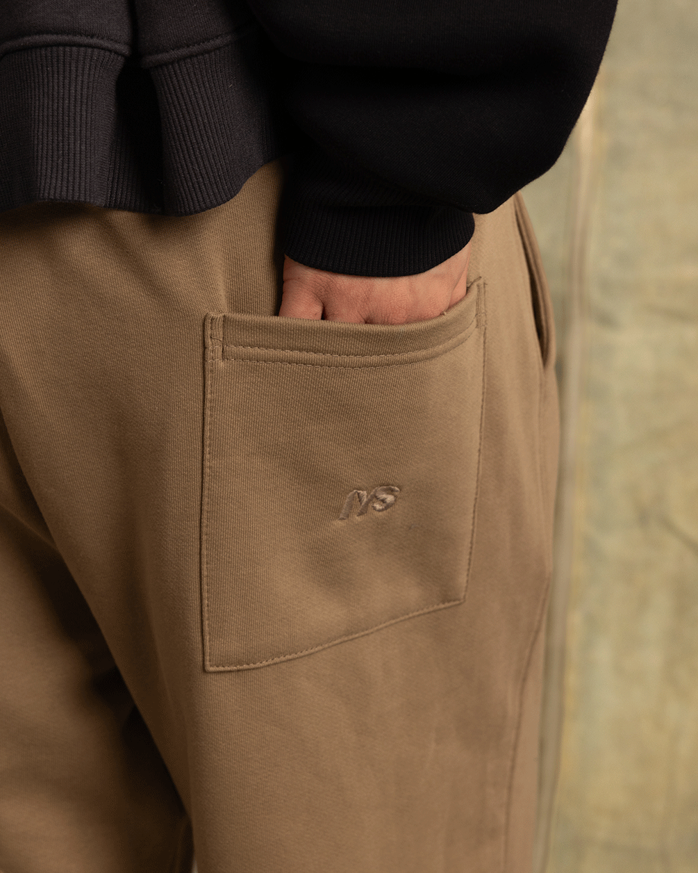 Beige Wide Leg Swants Swants IN YOUR SHOE