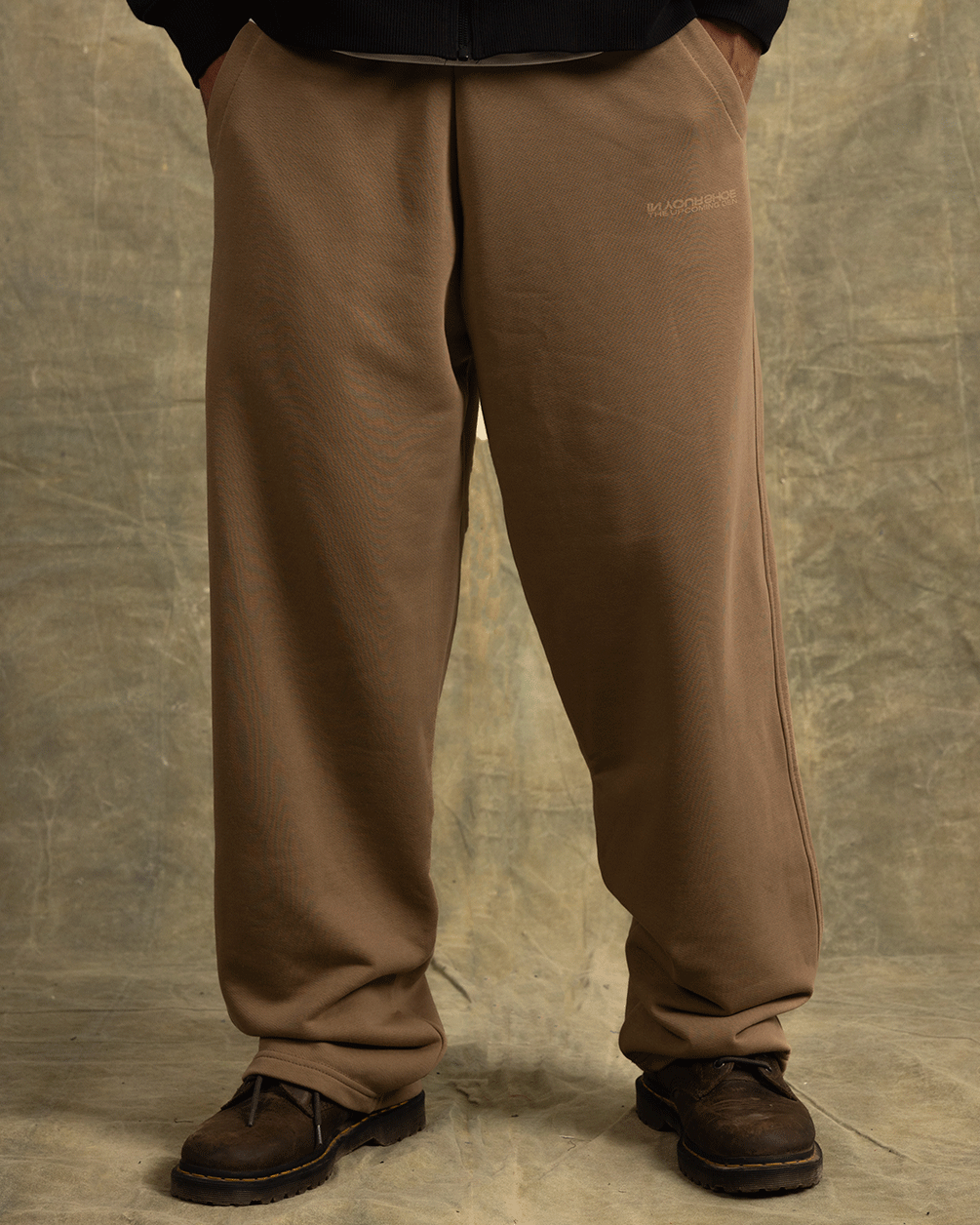 Beige Wide Leg Swants Swants IN YOUR SHOE L