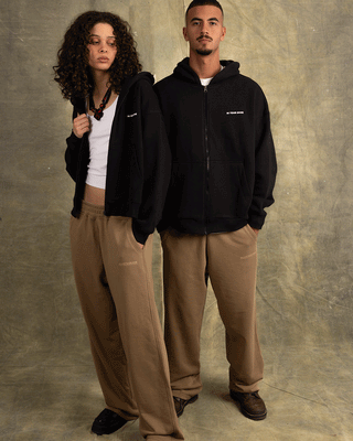 Beige Wide Leg Swants Swants IN YOUR SHOE