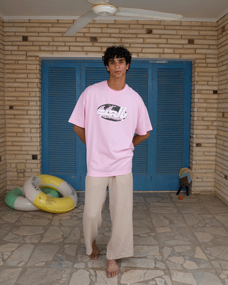 Bel Hob Oversized Tee Printed Oversized Tees IN YOUR SHOE