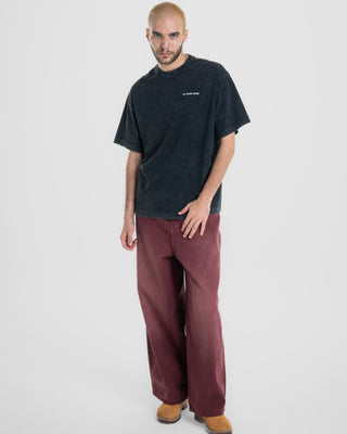 Black Acid Washed Oversized Tee Washed Oversized Tee IN YOUR SHOE M