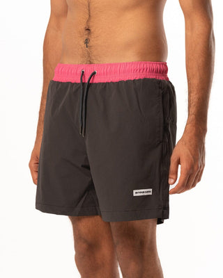 Black and Pink Swim Shorts Swim Shorts IN YOUR SHOE M