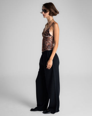 Black Barrel Fit Linen pants Linen Pants IN YOUR SHOE