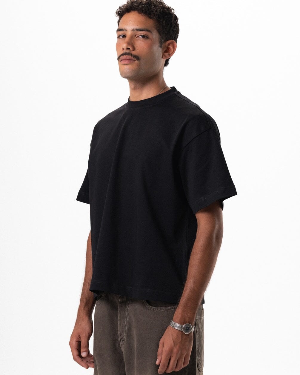 Black Basic Boxy Tee Basic Boxy Tee IN YOUR SHOE