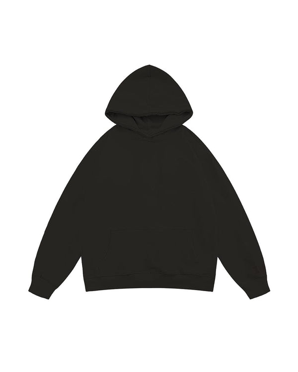 Black Basic Oversized Hoodie