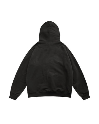 Black Basic Hoodie Plain Hoodies IN YOUR SHOE
