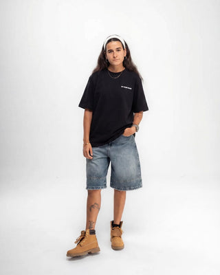 Black Basic Regular Tee Basic Regular Tee IN YOUR SHOE L