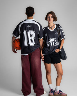 Black Cairo Jersey Jersey IN YOUR SHOE L