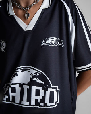 Black Cairo Jersey Jersey IN YOUR SHOE