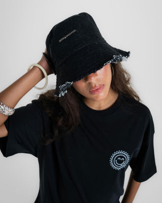 Black Denim Bucket Hat Bucket IN YOUR SHOE