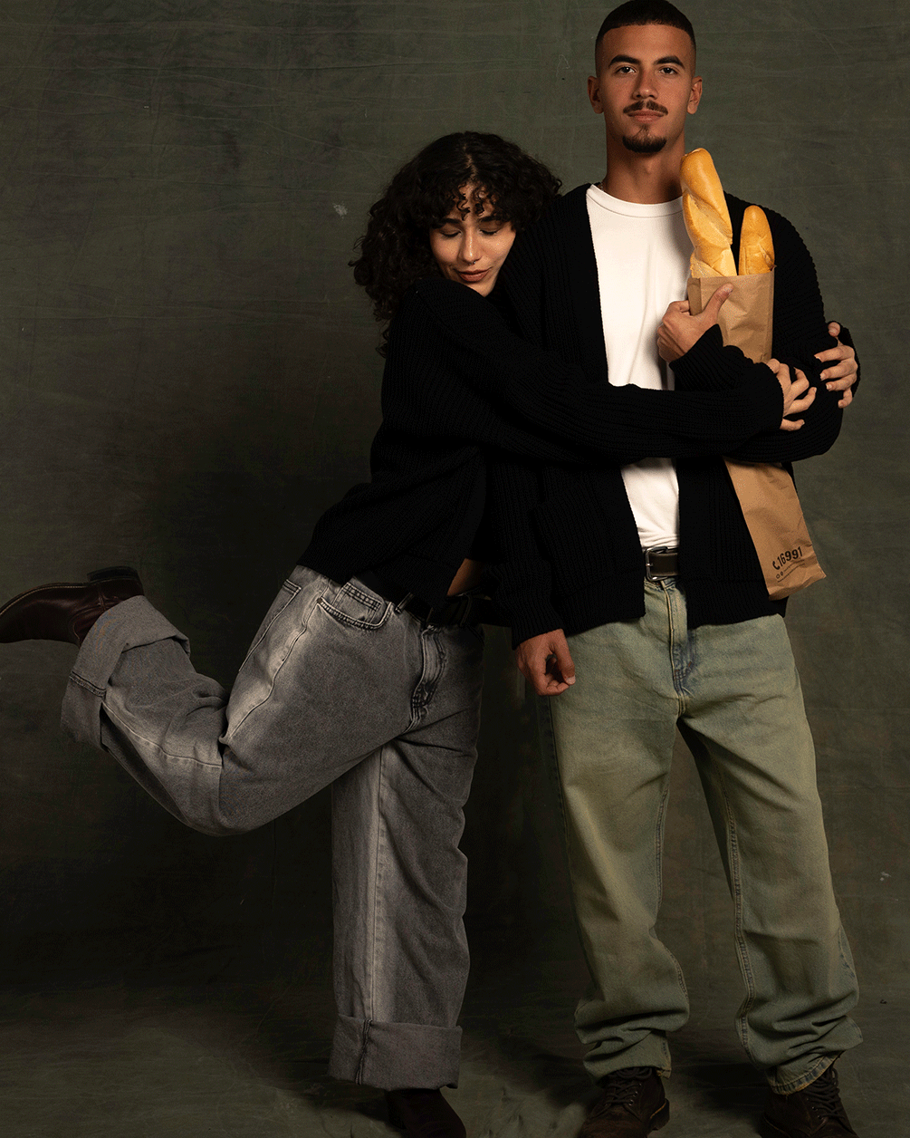 Black English Knit Cardigan Cardigans IN YOUR SHOE