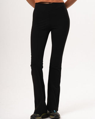 Black Flared Leggings Leggings IN YOUR SHOE