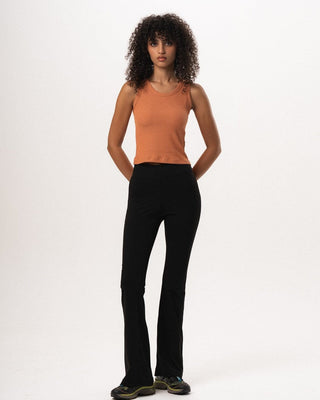 Black Flared Leggings Leggings IN YOUR SHOE S