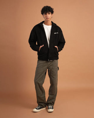 Black Fleece Jacket Fleece Jacket IN YOUR SHOE