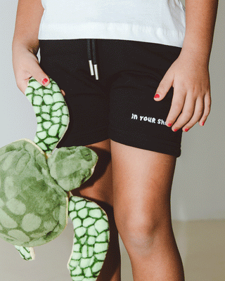 Black Kids Sworts Kids Sworts In Your Shoe 4-6