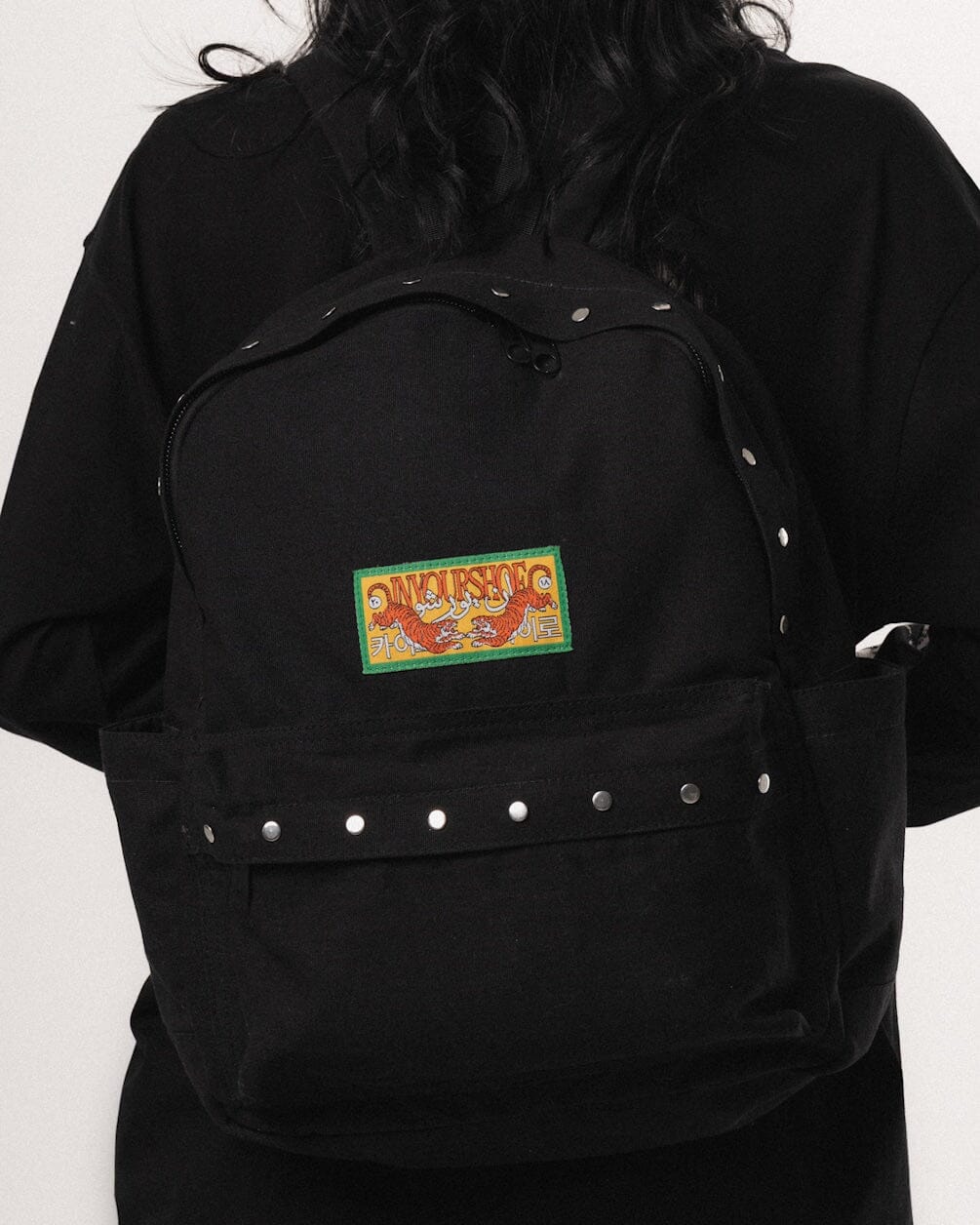 Black Studded Backpack Backpacks IN YOUR SHOE