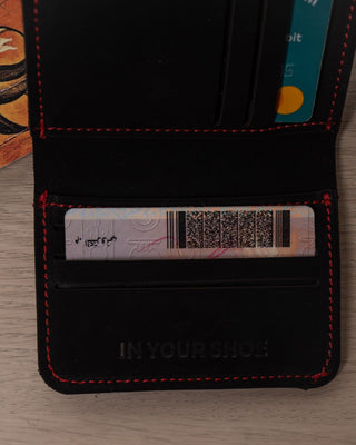 Black Wallet Wallet IN YOUR SHOE