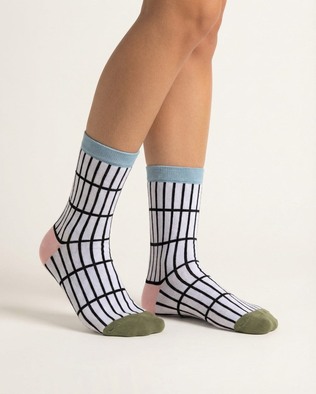 Black & White Neck Socks Neck Socks IN YOUR SHOE