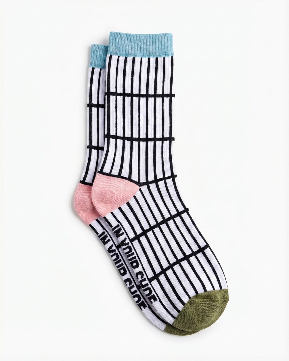 Black & White Neck Socks Neck Socks IN YOUR SHOE