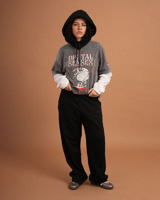 Black Wide Leg Swants Swants IN YOUR SHOE S