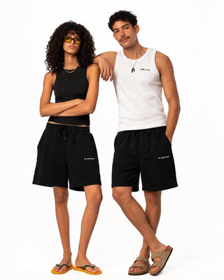 Black Wide Leg Sworts Sworts IN YOUR SHOE S