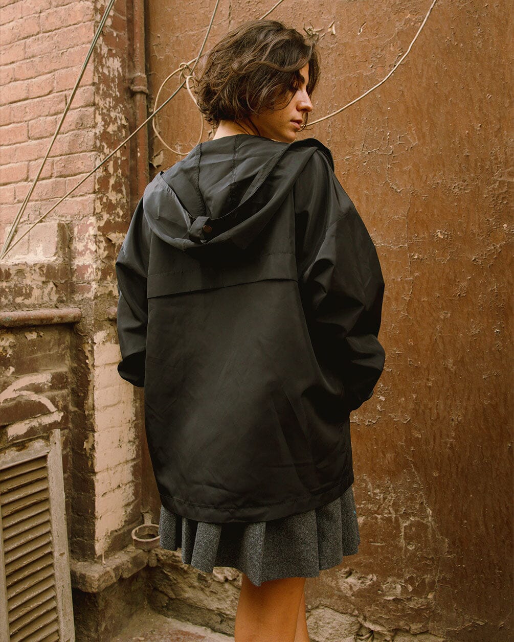 Black Windbreaker Windbreaker IN YOUR SHOE M