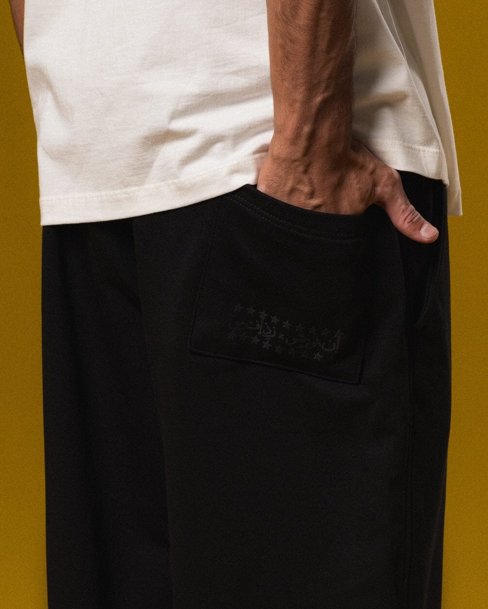 Black ZED Stars Wide Leg Swants Swants IYS X ZED XL