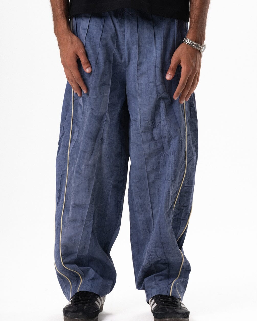 Blue Barrel Track Pants Pants IN YOUR SHOE L