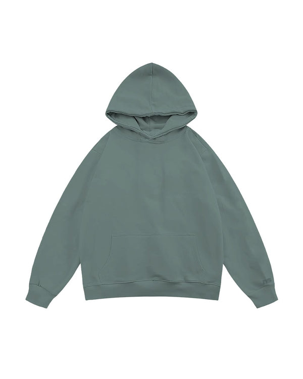 Blue Basic Oversized Hoodie