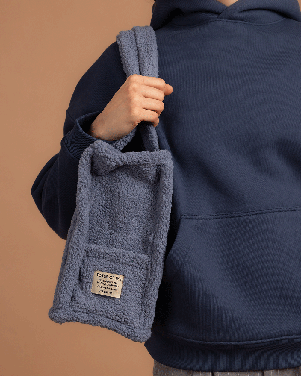 Blue Boxy Tote Bag Boxy Tote Bag IN YOUR SHOE