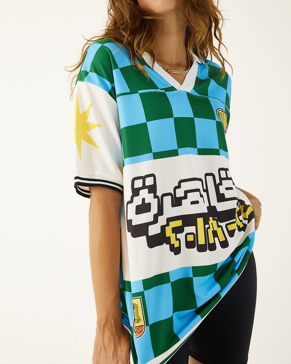 Blue Cairo Jersey Jersey IN YOUR SHOE S
