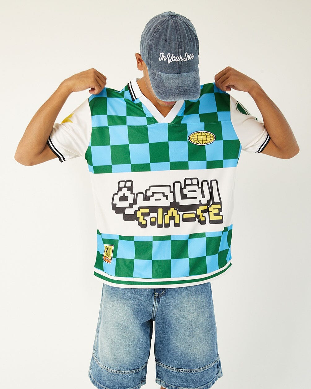Blue Cairo Jersey Jersey IN YOUR SHOE M