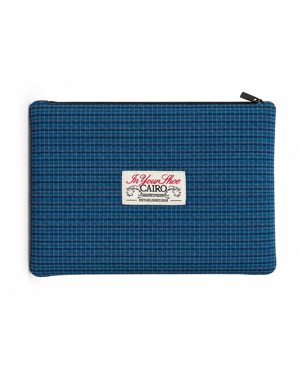 Blue Checkered Laptop Sleeve Laptop Sleeve IN YOUR SHOE 13-14 inch