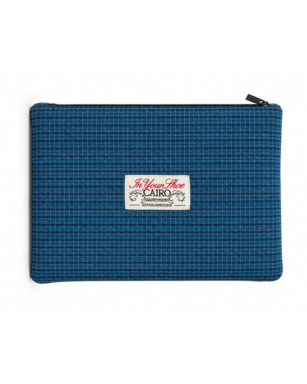 Blue Check Laptop Sleeve