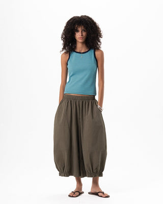 Blue & Green Striped Tank Top Tank Tops IN YOUR SHOE S